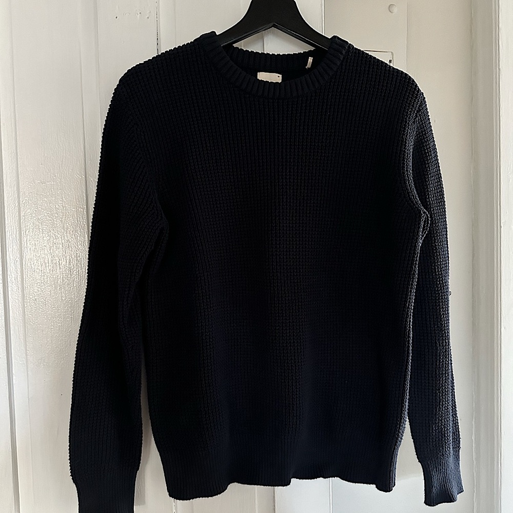 Navy Blue Fisherman sweater MVP
